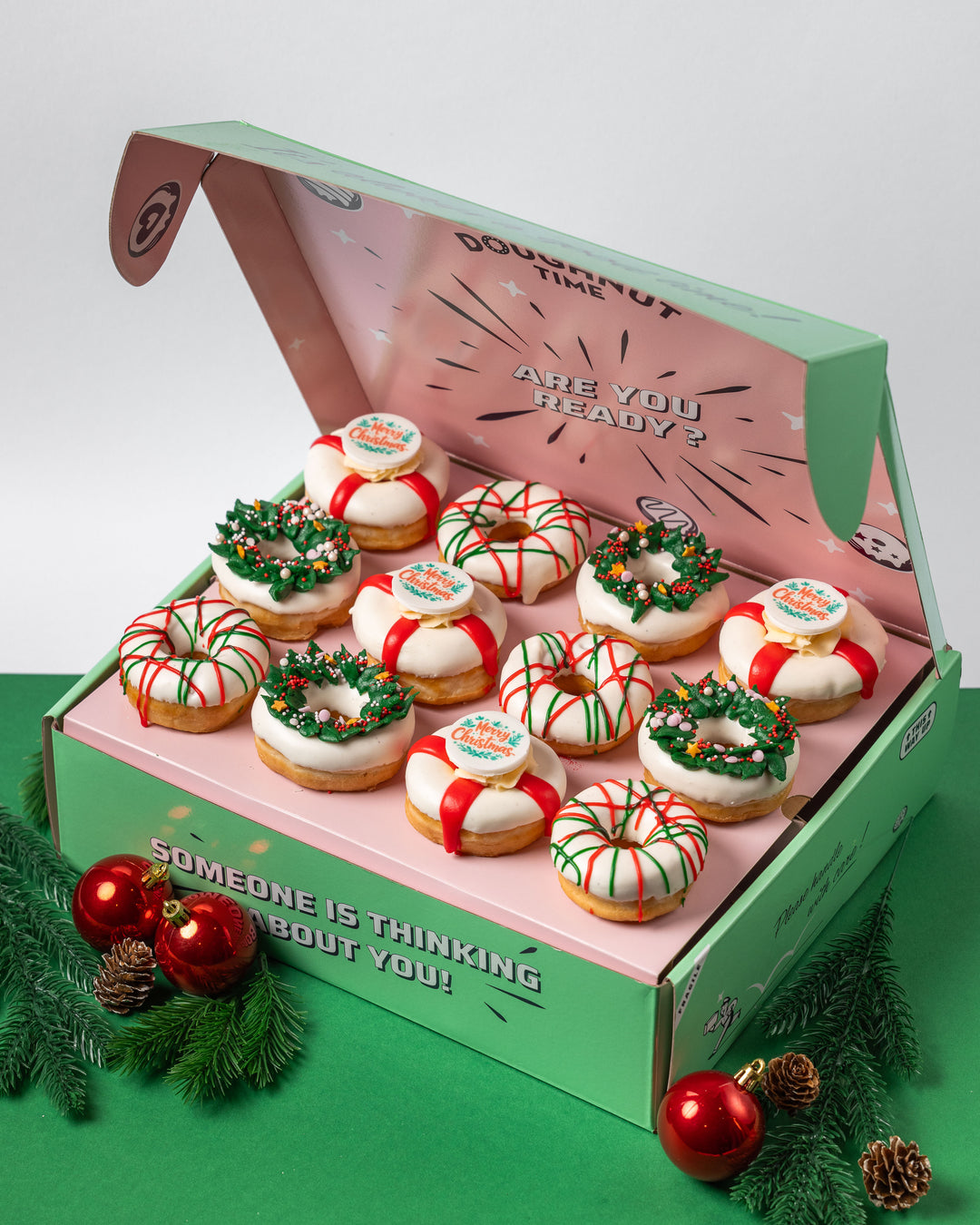 Confezione regalo mini ciambelle senza glutine per Natale