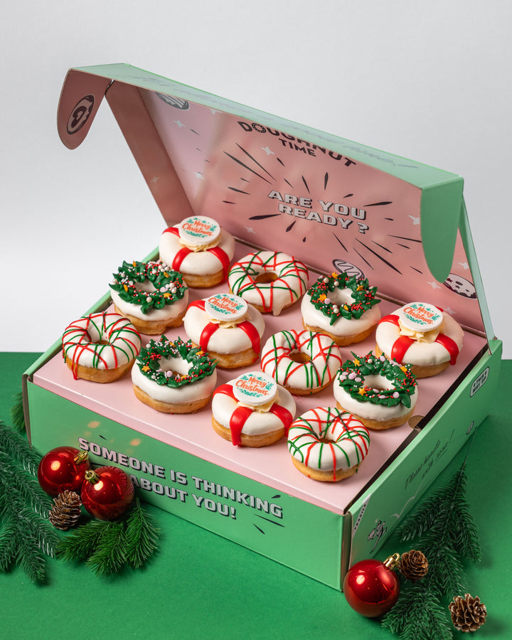Confezione regalo mini ciambelle senza glutine per Natale