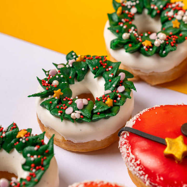 Weihnachten Partybox XL - 60 Mini-Donuts