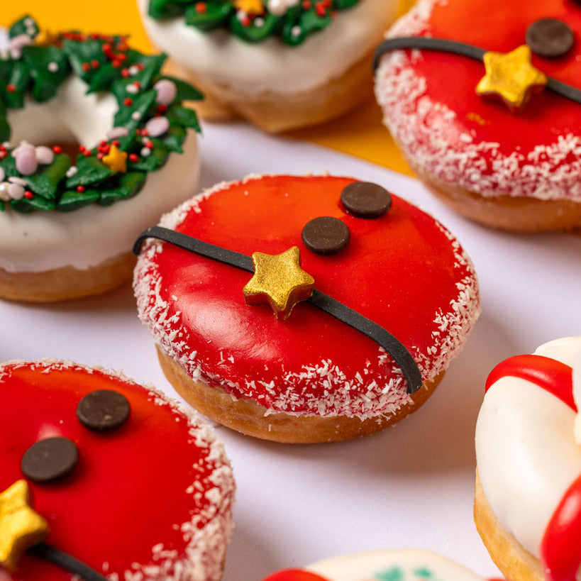 Weihnachten Partybox XL - 60 Mini-Donuts