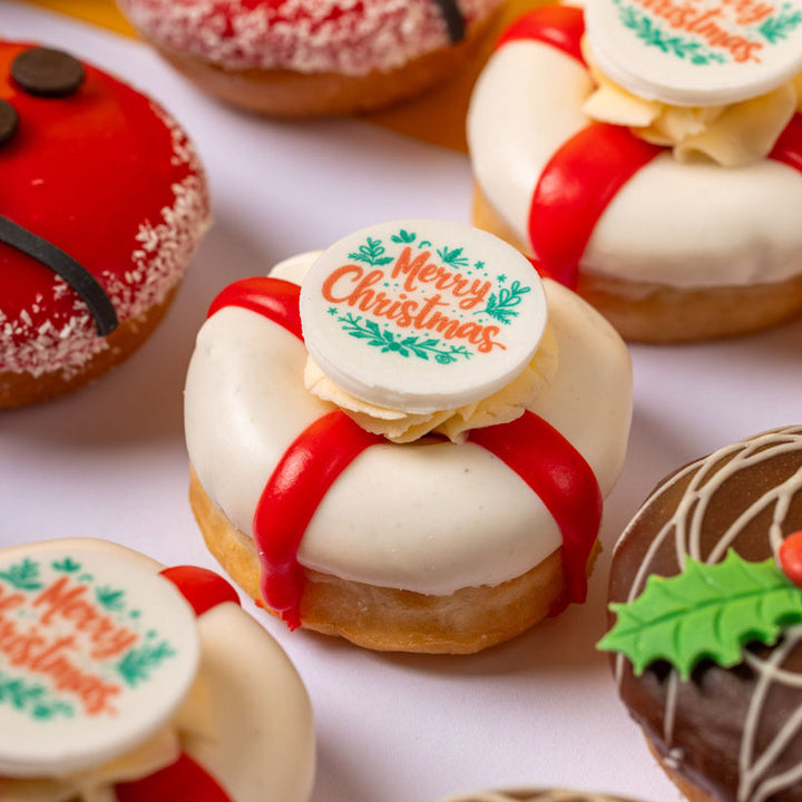 Weihnachten Partybox XL - 60 Mini-Donuts