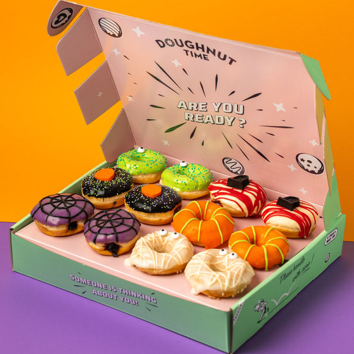 Confezione regalo di mini ciambelle di Halloween (VG)