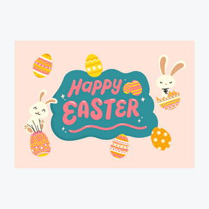 Karte "Happy Easter"