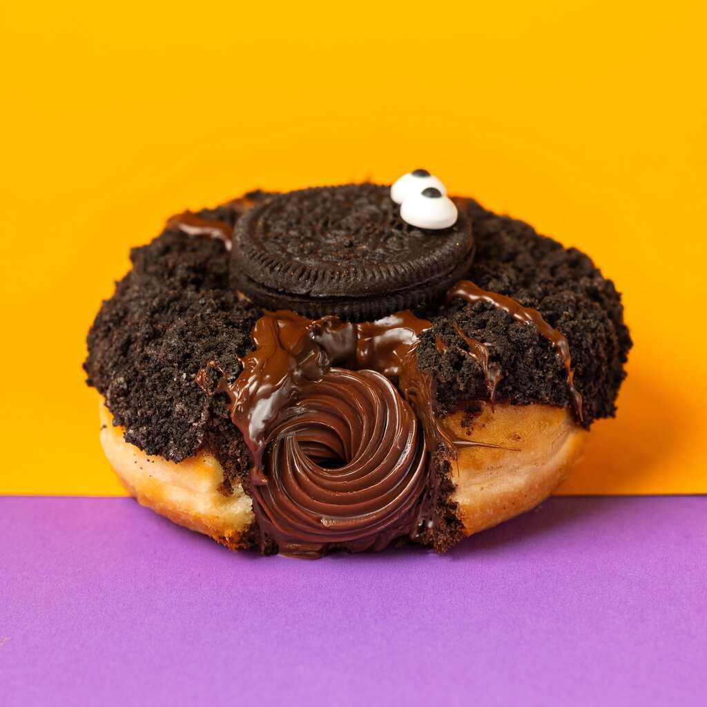 "Corporate Halloween" Donut Geschenkbox mit Logo (VG)