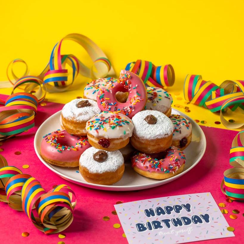 "Mini Party" Mini-Donut Geschenkbox