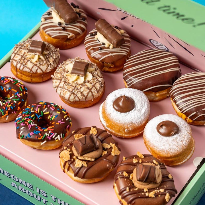"Chocoholics" boîte cadeau mini-donuts