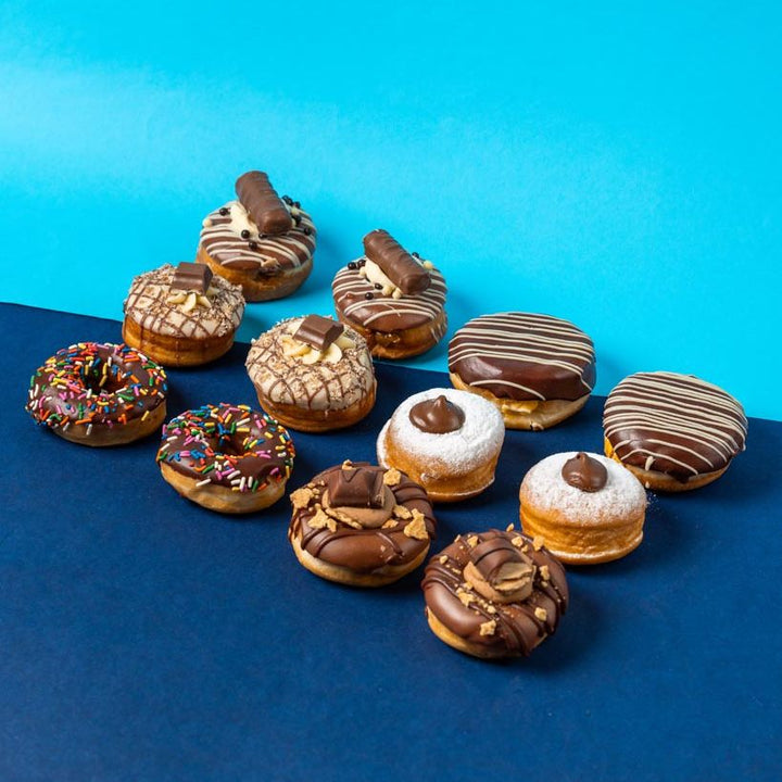 "Chocoholics" boîte cadeau mini-donuts