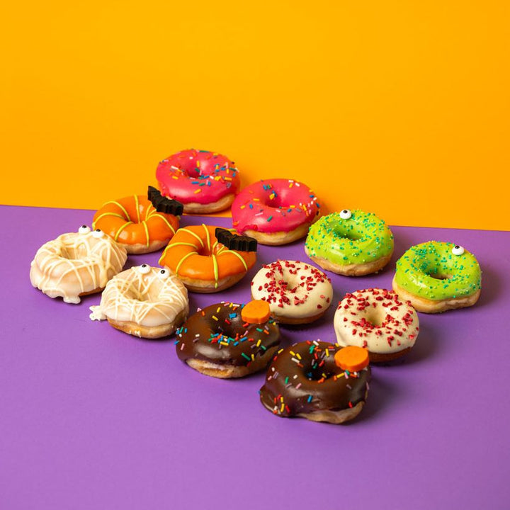 Caja de regalo para mini donuts de Halloween (VG)