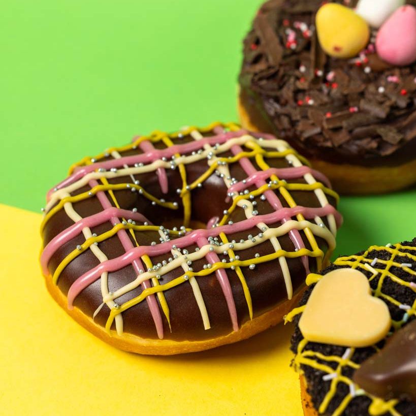 Vegane Oster Donut Geschenkbox (VG)